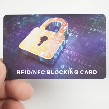 1 шт./лот Защита кредитной карты RFID Блокировка сигналов NFC Защитный экран Для паспорта Кошелек