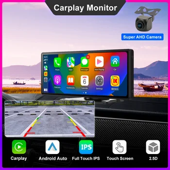 10,26-дюймовый беспроводной монитор Carplay, IPS-дисплей с полным сенсорным экраном, универсальный костюм для автомобиля, Bluetooth, подключи и играй, AI Voice