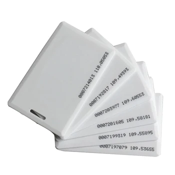 125 кГц RFID EM Карта TK4100 Раскладушка Толщиной 1,8 мм Бесконтактная идентификационная карта с 64 битами для Системы контроля доступа на Вход