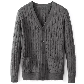 2023 Пони Мужской Роскошный Известный Дизайн, Высококачественный Зимний Толстый Свитер, куртка, Классический Вязаный свитер
