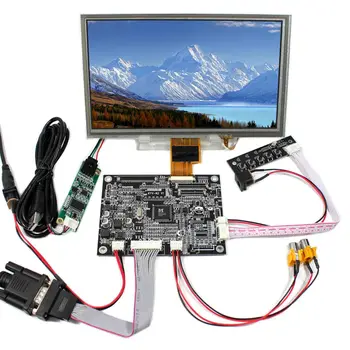 8-дюймовый резистивный сенсорный ЖК-экран ZJ080NA-08A 1024x600 + плата реверсивного ЖК-контроллера VGA 2AV KYV-N2 V1