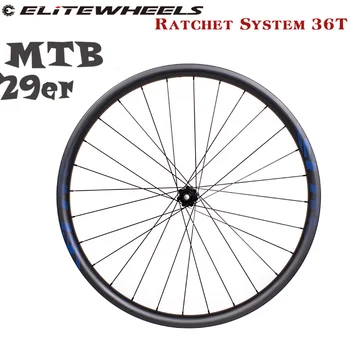 ELITEWHEELS 29er MTB Карбоновая Колесная пара Ultralight Trail XC AM Храповая Система 36T Ступица Соответствует 7 Типам Обода Для всех горных Велосипедов