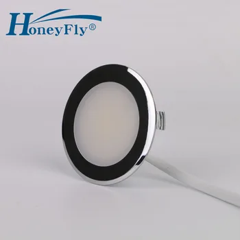 HoneyFly Запатентованный светодиодный светильник 220-240 В, 2 Вт, Светодиодный Потолочный Точечный светильник SMD 2835, внутреннее отверстие 55 мм, Очень Простая установка