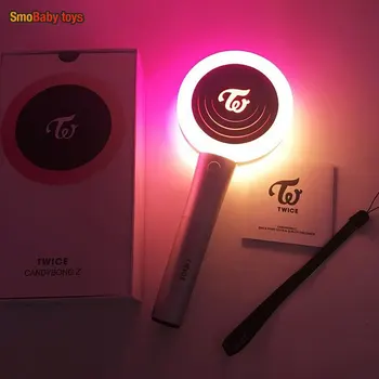 Kpop Twice Lightstick Toys Версия 2 Корейская команда CANDY BONG Z Stick Light Toys Мигающий световой стик Концертный Альбом Светящаяся лампа
