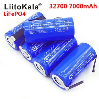 Liitokala Новый Оригинальный 32700 Lii-70A LiFePO4 Литий-ионный Аккумулятор 3,2 В 7000 мАч Батареи DIY Никелевые Листы