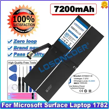LOSONCOER 7200mAh Аккумулятор для ноутбука Microsoft Surface Laptop 1782 DYNK01 DYNK01-W в наличии