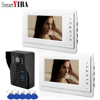 SmartYIBA Пароль RFID Контроля Доступа Видеодомофон 7 