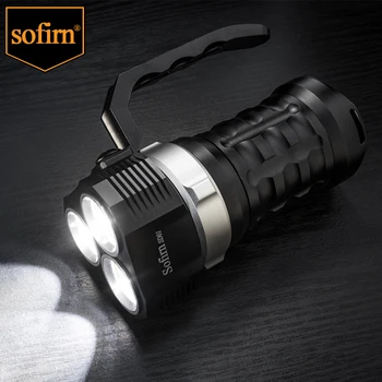 Sofirn SD01 6000LM Мощный фонарь для дайвинга 3 * SST40 светодиодный фонарик для дайвинга, подводный фонарь, 4 режима, магнитный переключатель управления