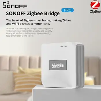 SONIFF ZB Bridge- P Умный дом Zigbee 3.0 Bridge PRO Дистанционное управление устройствами ZigBee и Wi-Fi в приложении eWeLink До 128 вспомогательных устройств