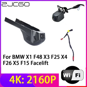 ZJCGO 4 К 2160 P Регистраторы Видеорегистраторы для автомобилей Камера 2 Объектива Регистраторы Wi Fi Ночное Видение BMW X1 F48 X3 F25 X4 F26 X5 F15 Подтяжка лица