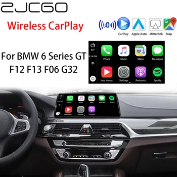 ZJCGO Беспроводной Apple CarPlay Android адаптер автоматического интерфейса Для BMW 6 Серии GT F12 F13 F06 G32 CIC EVO NBT Система