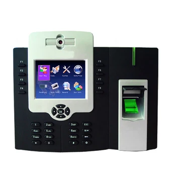 ZK Iclock880 Система учета времени отпечатков пальцев и контроля доступа С камерой и резервным Аккумулятором Дополнительная RFID-карта 125 кГц