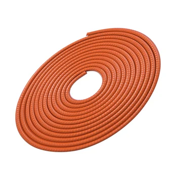 Автомобильная резиновая накладка Прочный защитный кожух Уплотнительная прокладка Автомобильные аксессуары (оранжевый)