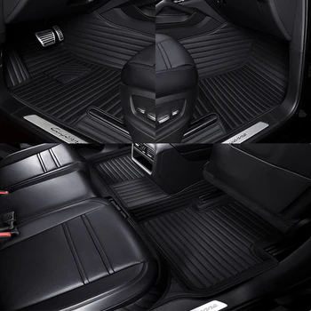 Автомобильные Коврики из искусственной кожи на заказ для Peugeot 408 2010-2013 года выпуска Детали интерьера Автомобильные Аксессуары Ковер