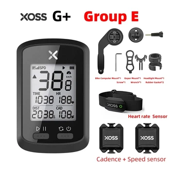 Беспроводной велосипедный компьютер XOSS GPS, пульсометр, спидометр для езды на Велосипеде, одометр для шоссейного MTB велосипеда с датчиком частоты вращения педалей