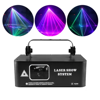 Быстрая доставка 500 МВт dj Лазерный луч RGB Анимационный лазерный луч KTV Disco сценическое освещение