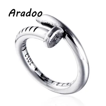 Винтажное кольцо из титановой стали с шипами, персонализированное кольцо из нержавеющей стали в стиле панк, простое кольцо, ювелирный подарок