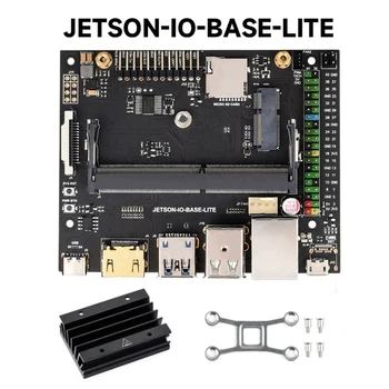 Для Jetson Nano IO Base Lite AI Development Kit Плата Расширения С Радиатором Для Набора программных роботов
