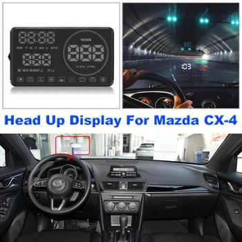 Для Mazda CX4/CX-4 2016-2020 Автомобильный HUD Head Up Дисплей Авто Профессиональные Электронные Аксессуары Сделай сам, Подключи и играй