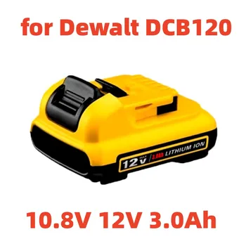 Замена для Dewalt DCB120 Литий-ионных Аккумуляторов 12V 3Ah Аккумулятор DCB123 DCB125 DCB124 DCB122 DCD710 Аккумулятор для электроинструментов