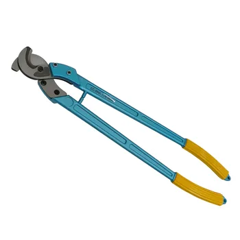 Компрессионные ручные ножницы для резки меди и алюминия CC-500L, плоскогубцы для резки проводов Cu/Al, длина кабеля не более 500 мм2.