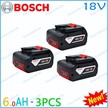 Литиевая батарея Bosch for 18V 6.0AH GBS ударный гаечный ключ электрическая дрель Угловая шлифовальная машина Зарядное устройство GDBHGSR