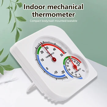 Мини-влажный гигрометр 2 В 1, Термометр влажности, измеритель температуры, Механический Классический Домашний Для внутреннего и наружного использования