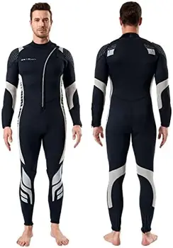 Мужской женский гидрокостюм Flame-I, 3 мм неопреновые гидрокостюмы для всего тела, гидрокостюм на молнии спереди для дайвинга, сноркелинга, серфинга, плавания