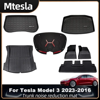Новый Грузовой Коврик Для заднего Багажника, Защитная Накладка Для Tesla Model 3 Model Y, Коврики Для Переднего Багажника, Коврик Для Заднего Багажника Автомобиля 2021 2022 2023 Модели Есть