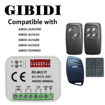 Пульт дистанционного управления гаражными воротами GIBIDI 433,92 МГц, передатчик-приемник GIBIDI, закрытый подвижный код 433 МГц, команда гаража