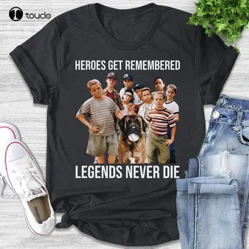 Рубашка Heroes Get Remembered Рубашка Legends Never Die Рубашка На заказ Футболка Унисекс с Фильмом Красные Рубашки Для мужчин Xs-5Xl Рождественский подарок