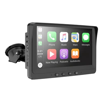 Универсальный Автомобильный Беспроводной 7-дюймовый сенсорный экран для планшета Apple CarPlay Android Радио Bluetooth Мультимедийный плеер