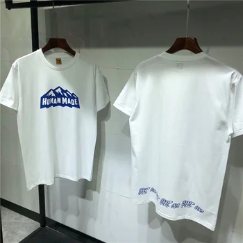 Футболка Human Made Snow Mountain, Мужская Женская Футболка с логотипом, Футболка Human Made, Harajuku Camiseta, Аниме, Футболки, Уличная Одежда